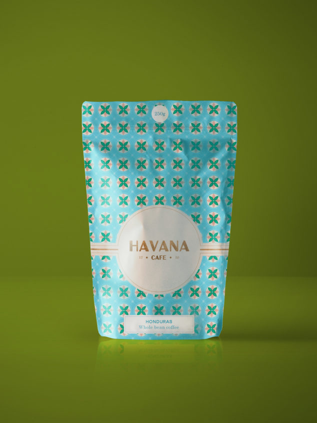 Projet Havana Café - Gamme de packaging de café